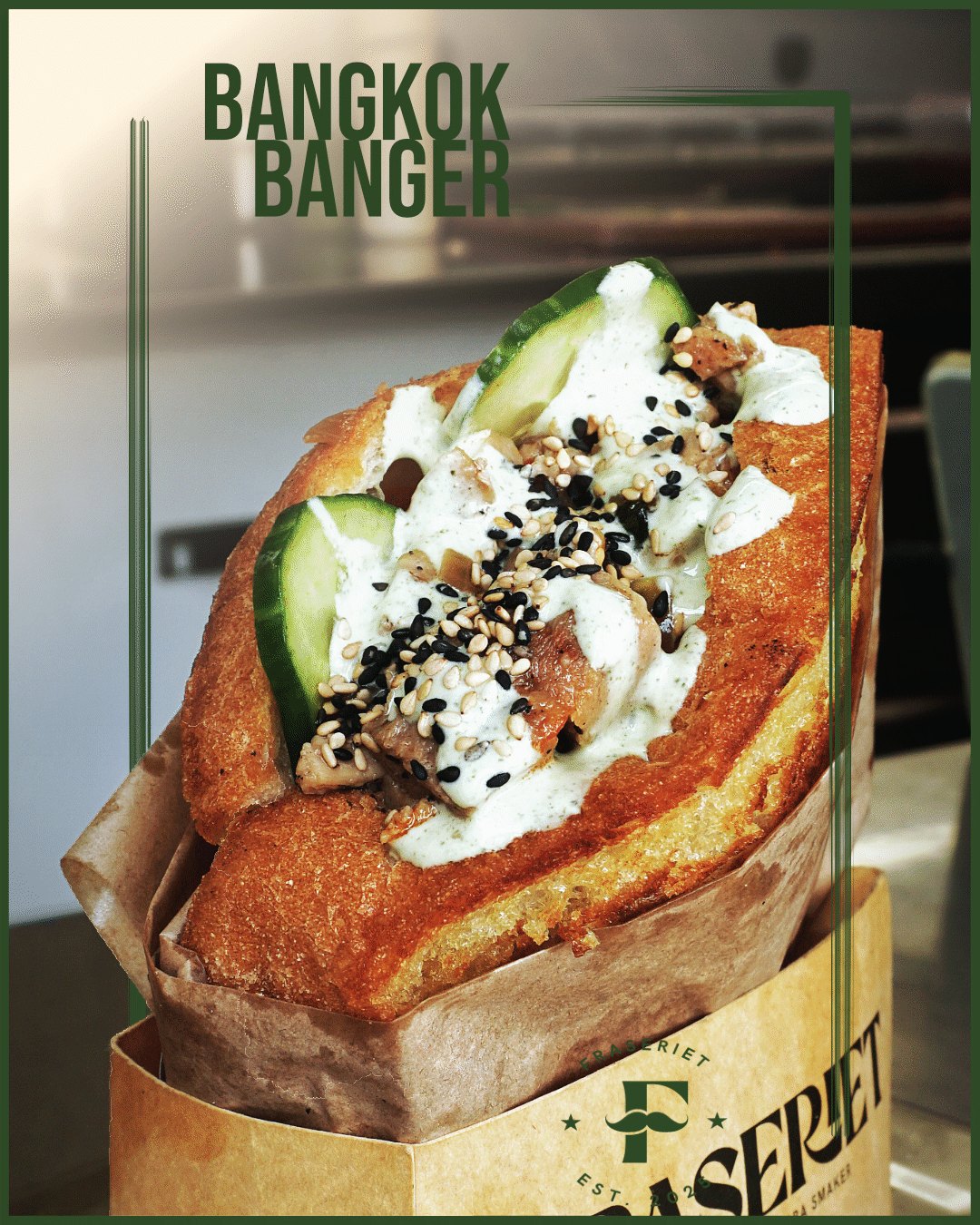 Menybild för mackan Bangkok Banger från Fraseriet